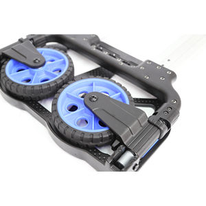 Gerobak Dolly truk tangan lipat aluminium tingkat tinggi tahan lama 125kg dengan dua roda - Product Image 4