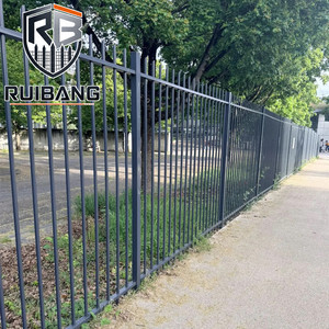 Sistema de Valla Tubular de Acero Directo de Fábrica RuiBang con Opciones de <span class=keywords><strong>Puerta</strong></span> para Contratistas Norteamericanos - Product Image 1
