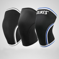 Genouillères de protection pour adultes en néoprène 7 mm pour l'haltérophilie et l'entraînement de force avec protection des jambes pour les squats