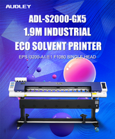 Plóter Eco Solvente de Cama Plana de 1.3/1.6/1.8/1.9m, Cabezales de Impresión F1080 M, Componentes Esenciales Multicolor para Adhesivos de Vinilo y Lonas Flexibles