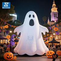 Modèle gonflable fantomatique adapté aux cours et défilés d'Halloween