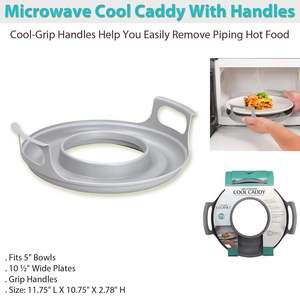 Support multifonctionnel isotherme pour accessoires de four à micro-ondes avec poignée en PP, pour manipulation manuelle sans contact avec les objets chauffés en cuisine - Product Image 2