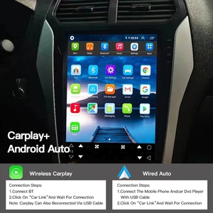 Pour Ford <span class=keywords><strong>Explorer</strong></span> 2011-2019 Autoradio Android14 Écran vertical Style Lecteur multimédia Carplay Auto DSP GPS Navi 4G - Product Image 4