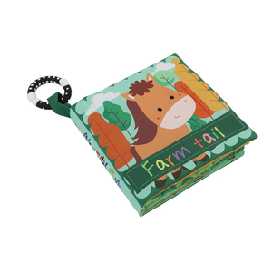 Tamaño personalizado tela suave educación temprana cuentos de granja estilo silencioso libros de baño educativos juguetes para niños empaquetados en juegos - Product Image 2
