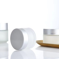 Vente flash : pots cosmétiques en verre transparent pour crème ou pommade, 1 oz, 2 oz, 4 oz, 8 oz, pour contenants cosmétiques de 30 ml avec couvercles en aluminium