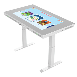 Tavolo Interattivo Digitale Smart con Sollevamento Elettrico 43 Pollici, Logo e Colore Personalizzabili, Multi-<span class=keywords><strong>Touch</strong></span> e Utilizzabile come Tavolo da Gioco per Scuole - Product Image 1