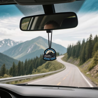 Désodorisants de voiture personnalisés en tablettes de papier parfumées pour suspension au rétroviseur – Cadeaux idéaux pour amis et famille