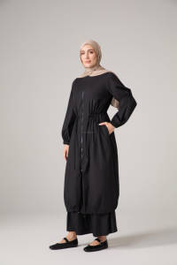 ชุดกีฬาขายาวและขายาวสำหรับมุสลิม2ชิ้นชุดกีฬาสไตล์อาหรับแบบสุภาพเรียบร้อยสำหรับสตรีมุสลิมไม่มีฮิญาบ - Product Image 4