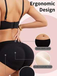 Dames Shapewear Sport Slips Buit Gewichtige Buit Slips Opgevuld Met Dikke Perzik Buit - Product Image 3