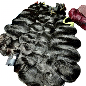 Extensiones de Cabello Humano Natural 100% Virgen Ondulado Rizado Indio Marca Sv3 al por Mayor con Cordón/Sedal, Tejido Doble a Máquina, No Remy - Product Image 3