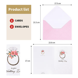 Ensemble de cartes de vœux personnalisées de nouvelle conception 17*23.8cm - Product Image 2