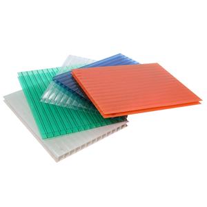6mm 8mm 10mm 12mm Anti-buée double paroi en <span class=keywords><strong>Polycarbonate</strong></span> feuille creuse feuilles de soleil PC matériaux en relief pour serre lucarne <span class=keywords><strong>toiture</strong></span> - Product Image 1