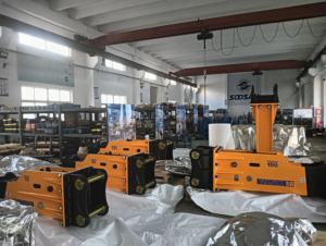 ショベルロック掘削 & 解体ツール<span class=keywords><strong>SOOSAN</strong></span> SB100大型スケール油圧ブレーカ用建設設備 - Product Image 6