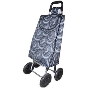 4 Wielen Spanje Stijl Kleine Opvouwbare Winkelen <span class=keywords><strong>Trolley</strong></span> Winkelwagen Met Zak - Product Image 1