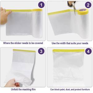 เทปพลาสติกป้องกันแบบโปร่งใสสำหรับจิตรกร - Product Image 3