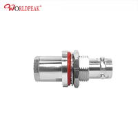 Conector RF Triaxial Triax TRB KY3 Hembra de Montaje en Panel para Cable Triaxial TRX316, Conector Coaxial RF de Alta Blindaje