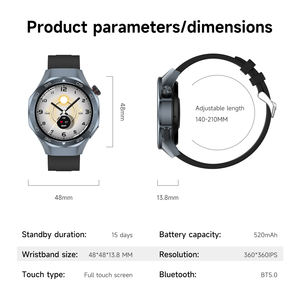 Relojes Inteligentes C10 Android para Hombre y Mujer con GPS, Brújula, Llamadas Inalámbricas, Resistentes al Agua 3ATM para Ejercicio y Fitness - Product Image 4