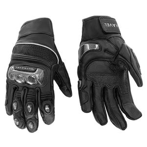 <span class=keywords><strong>Madbike</strong></span>-guantes de cuero para manillar de motocicleta, accesorios para montar en moto, cuero suave, Retro - Product Image 2
