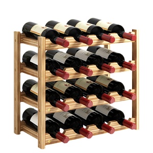 Wine Rack Storage Display Shelves Wood Wine Holder