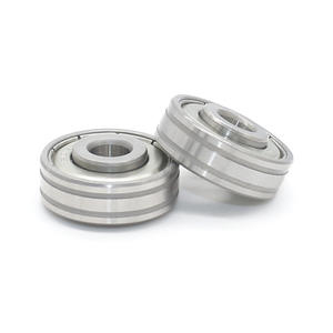 Factory Direct Supply Non-Standard Deep Groove Ball Bearing 608ZZ Inner <b>Ring</b> Heightened Double-Grooved Outer <b>Ring</b> <b>Rubber</b> Coating - Product Image 2
