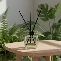 Diffuseur d'huiles essentielles haut de gamme sans flamme et sans alcool, longue durée, en forme de yourte en rotin et verre, pour l'aromathérapie transfrontalière, 21 variétés