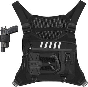 Muestra Gratuita de Bolsa Táctica de Pecho para Hombre, Venta al por Mayor, Camuflaje, Tela Oxford, Bandolera, Deportiva, para Exteriores, con Cierre de Cremallera - Product Image 1