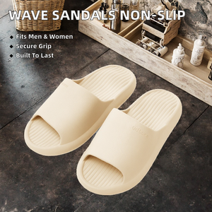 Sandales d'été imprimées pour femmes, excellentes, à semelle épaisse en EVA, antidérapantes, pour usage intérieur, unisexe - Product Image 2