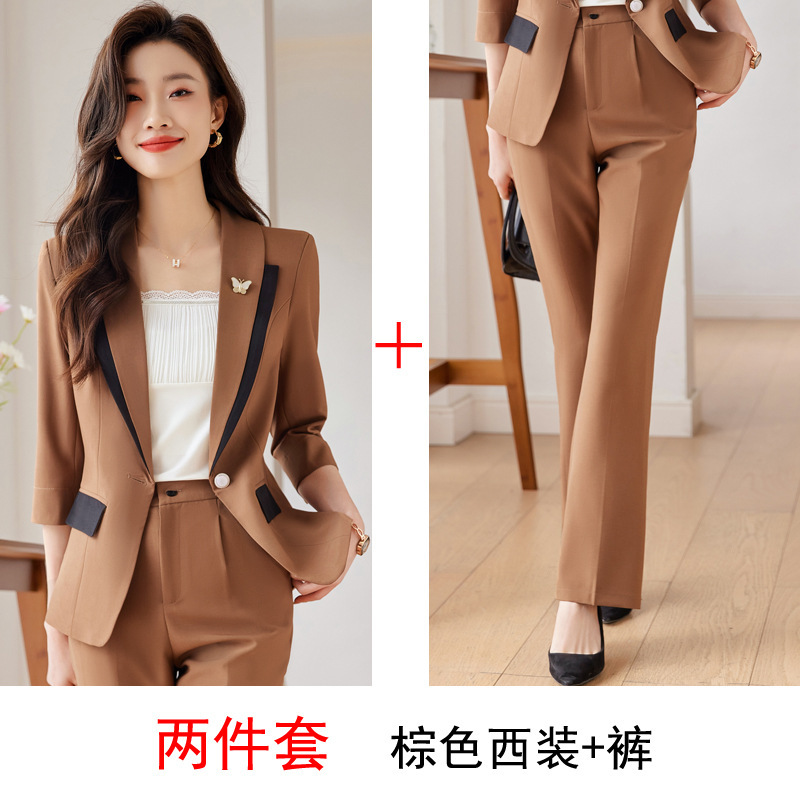 Brown suit trousers 5053
