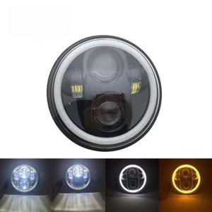 Phare LED rond de 5,75 pouces, 12V, étanche, 75W, 6000K, faisceau haut/bas, ampoule universelle pour véhicules - Product Image 2