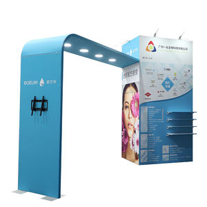 Tianyu Modular Easy Assemble Custom Tv Shelf Exposición Vogue Booth Tensión Tela Aluminio Trade Show <span class=keywords><strong>Expo</strong></span> Display Stand - Product Image 4