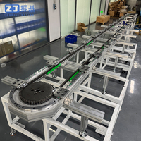 Transportador de Riel Circular con Certificación CE para Fabricación de Electrónica - Control PLC/MES, Precisión de ±0.05mm, 15 Días, Se Acepta OEM