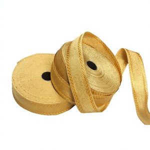 Cordones de trenzas de alambre de lingotes de oro con ribete y encaje para vestimentas Iglesia Venta de color dorado personalizado en Pakistán - Product Image 2