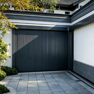 <span class=keywords><strong>Porte</strong></span> <span class=keywords><strong>de</strong></span> <span class=keywords><strong>garage</strong></span> électrique coulissante latérale en alliage <span class=keywords><strong>d</strong></span>'aluminium sur mesure <span class=keywords><strong>avec</strong></span> panneaux finis pour usage résidentiel et commercial - Product Image 2