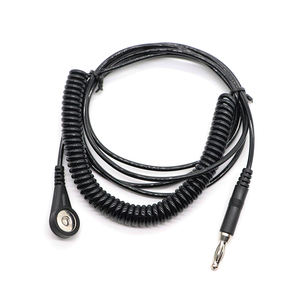 Kabel Katapel PU Khusus 4MM Kepala Pisang ke 4.0/3.5 Gesper Wanita Terapi Fisik Hitam Kabel Katapel - Product Image 2