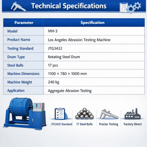 Máquina Automática de Prueba de Abrasión Los Ángeles para Agregados de Asfalto, para Pruebas que Cumplen con las Normas - Product Image 6