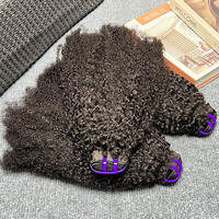 Tissage Cheveux Naturel Vietnamiens Humain Kinky Coily 4c Bundles Cuticule Aligné Trame de Cheveux 4b 4c Afro Kinky Bundles de Cheveux Humains