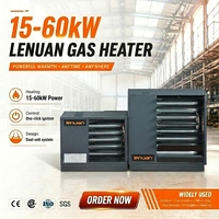 Chauffage au gaz naturel indirect LENUAN 25KW, équipement de chauffage d'air industriel pour atelier, entrepôt, usine