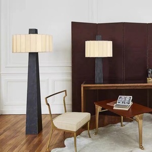 Lámpara de pie con fuente de luz LED, pantalla de tela, control de interruptor de color cambiante para dormitorio, sala de estar, casa de huéspedes - Product Image 4