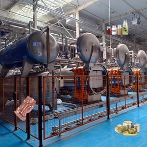 Autoclave industriel pour bouteille en verre Machine de stérilisation de jus de fruits Stérilisateur à pulvérisation d'eau à porte unique - Product Image 6