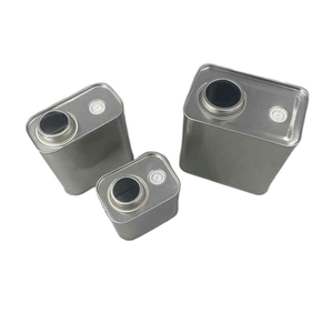 <span class=keywords><strong>2</strong></span> lít cấp thực phẩm vuông kim loại <span class=keywords><strong>tin</strong></span> có thể với nắp kim loại cho dầu ô liu hoặc hóa chất - Product Image 3