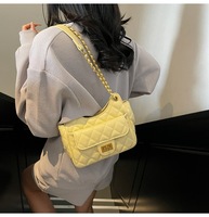 Sac bandoulière matelassé en PU de luxe léger, nouvelle mode, pour femme, idéal pour le travail et les sorties quotidiennes, polyvalent