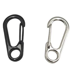 Mousqueton pivotant de haute qualité, mousqueton à œil pivotant noir, clip de fixation pour sac à dos - Product Image 3