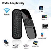 W1-mando a distancia inalámbrico para Android TV Box/Mini PC/TV, 2,4G
