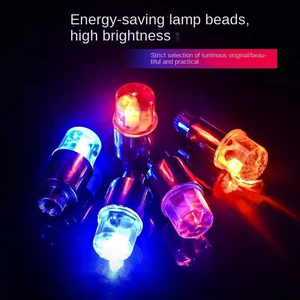 Vente flash - <span class=keywords><strong>Feu</strong></span> arrière de vélo à LED haute luminosité, source lumineuse de sécurité, 6 modes d'éclairage, alimenté par batterie, pour extérieur - Product Image 5