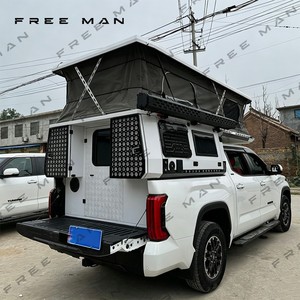 Camioneta Ford Ranger <span class=keywords><strong>con</strong></span> Laterales Blandos para Acampar |   Caravana Ligera Plegable para Aventuras al Aire Libre - Product Image 3