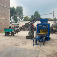Machine à fabriquer des briques non brûlées de type 4-26 pour engins lourds, moules personnalisables, machine à former des blocs de ciment