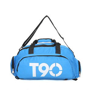 Sac de sport T90 personnalisé pas cher pour hommes, sac de voyage et de gym avec compartiment à chaussures, vente en gros - Product Image 5