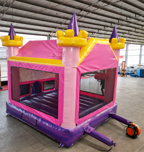 <span class=keywords><strong>Castillo</strong></span> Inflable Comercial, <span class=keywords><strong>Castillo</strong></span> Inflable de Princesa Rosa, Casa de Brinco Inflable para Niños - Product Image 6