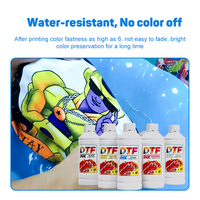 FCOLOR 1000ml d'encre Dtf blanche à base d'eau XP600 I3200 traceur Film imprimante Machine de transfert Compatible DTF encre DTF bouteilles