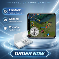 Joystick mobile VSuRing avec ventouses pour jeux FPS mobiles, compatible avec les écrans tactiles ultra-fins, iPhone/Xperia/tablettes Android